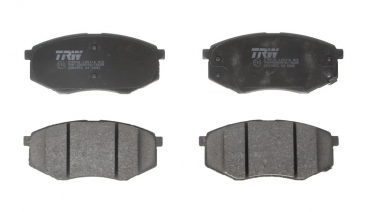 Купить GDB3553 TRW Тормозные колодки передние Соната (2.0, 2.4) с звуковым предупреждением износа